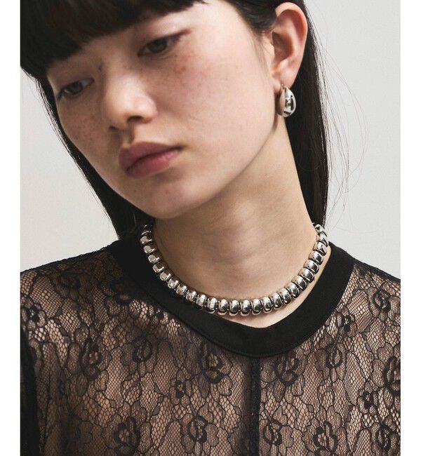 ADAM ET ROPE'「LES BIJOUX スクエアチェーンネックレス」|ネックレス|