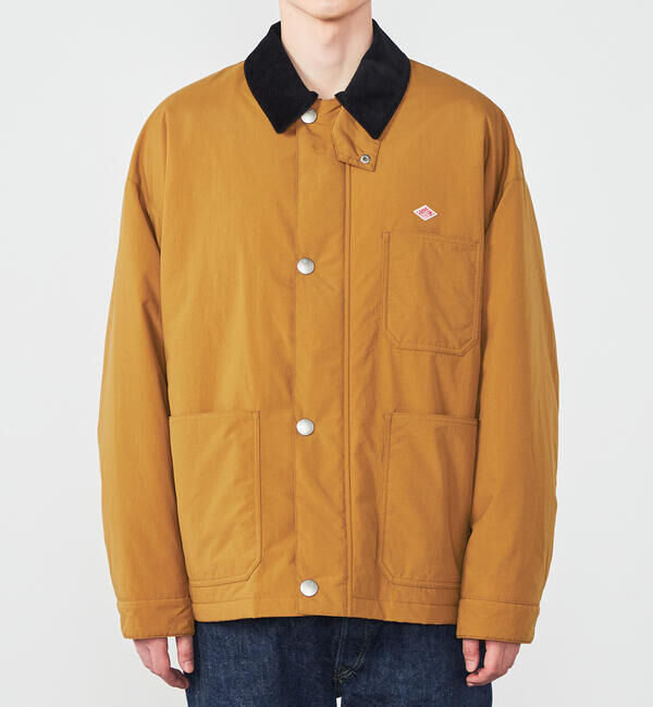 DANTON「DANTON | 中綿ナイロン カバーオールジャケット MEN」|ダウン|