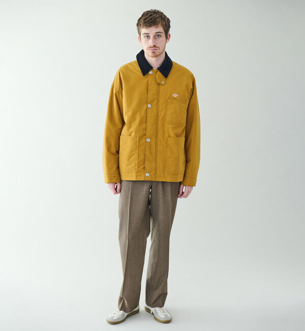 DANTON「DANTON | 中綿ナイロン カバーオールジャケット MEN」|ダウン|