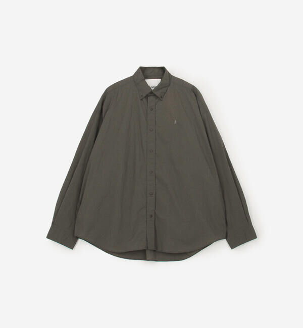 GYMPHLEX「Gymphlex | ナイロン ボタンダウンシャツジャケット MEN」|シャツ・ブラウス|