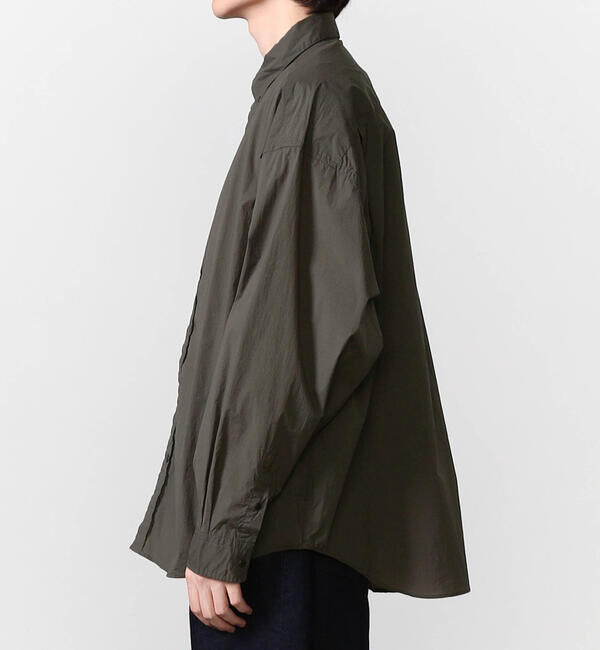 GYMPHLEX「Gymphlex | ナイロン ボタンダウンシャツジャケット MEN」|シャツ・ブラウス|