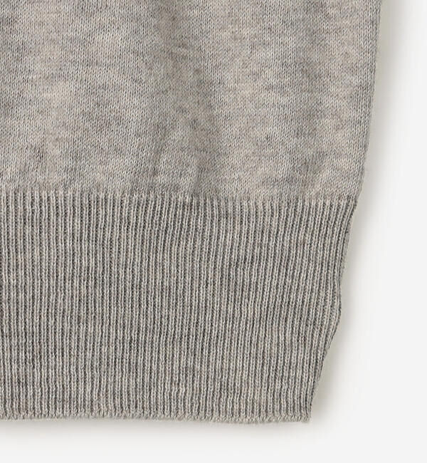 UNFIL「UNFIL | フロントドレープ ニットプルオーバー WOMEN」|ニット・セーター|