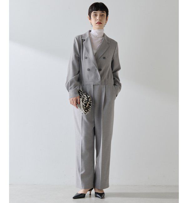 THE PAUSE「《コラボカラー》【THE PAUSE】テーラーカラージャンプスーツ」|ワンピース|