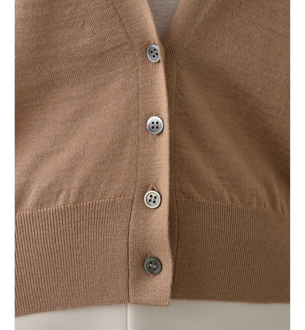  「16G Vネックカーディガン」|ニット・セーター|