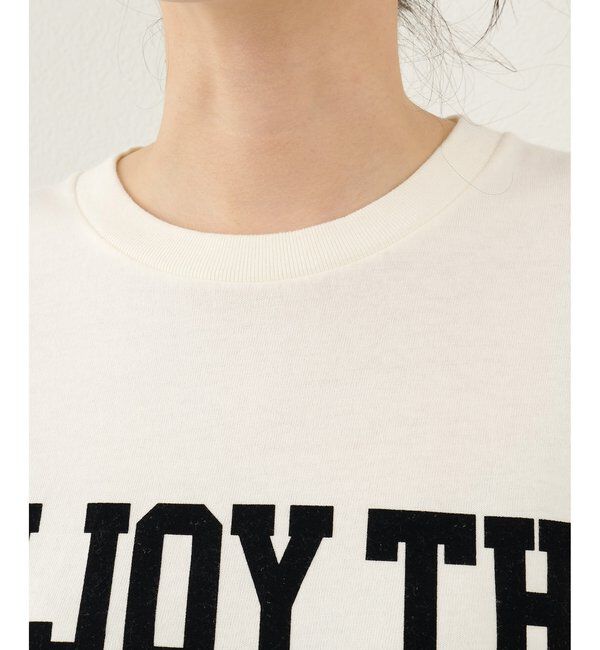  「フロッキープリントロングTシャツ」|Tシャツ・カットソー|