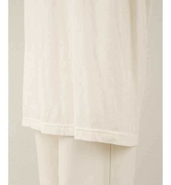  「フロッキープリントロングTシャツ」|Tシャツ・カットソー|