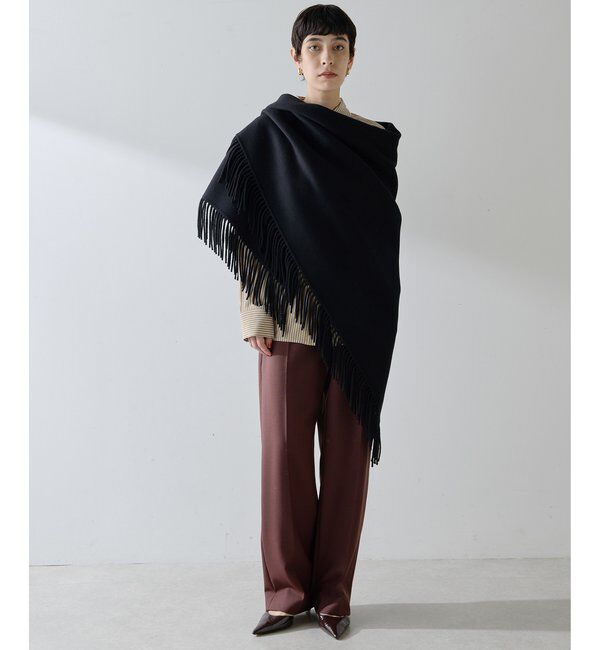  「【Christian AKS】Wool Fringe Stole」|マフラー|
