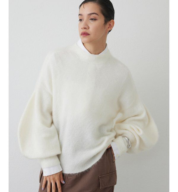 THE PAUSE「【THE PAUSE】バレルスリーブニット」|ニット・セーター|