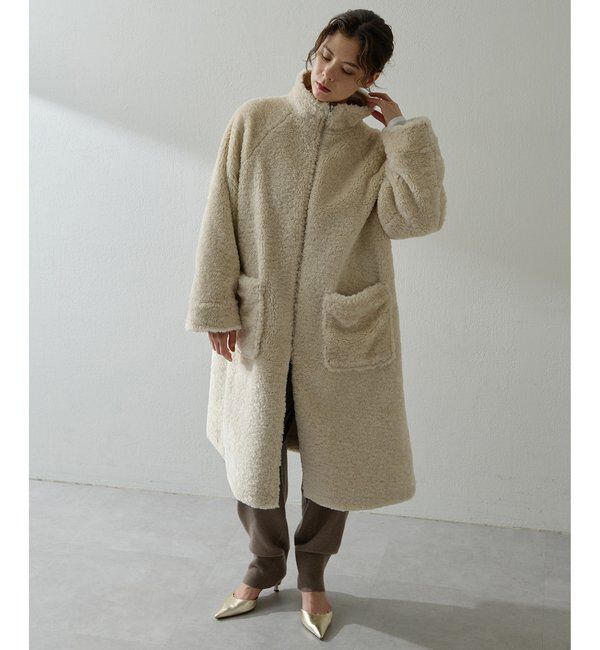  「リバーシブルボアコート」|その他|