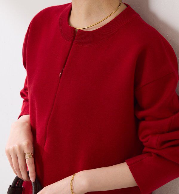  「スウェットライクラウンドヘムニット」|ニット・セーター|