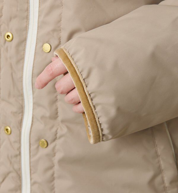  「ベロアパイピングリバーシブルコート」|その他|