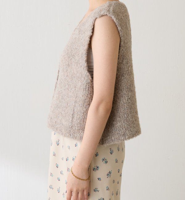  「ブークレーメタルトグルベスト」|ニット・セーター|