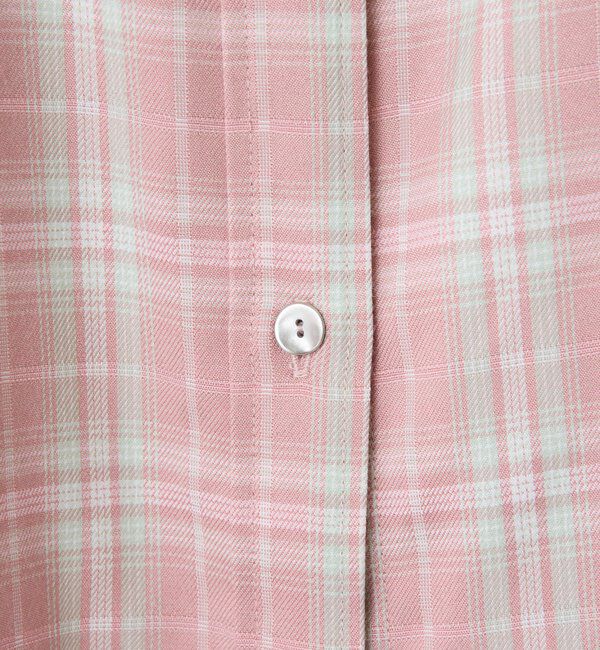  「メタルボタンチェックシャツ」|シャツ・ブラウス|