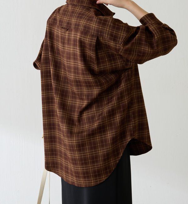  「メタルボタンチェックシャツ」|シャツ・ブラウス|