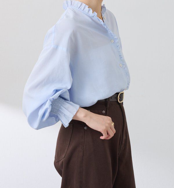  「フリルカラーシャツ」|シャツ・ブラウス|