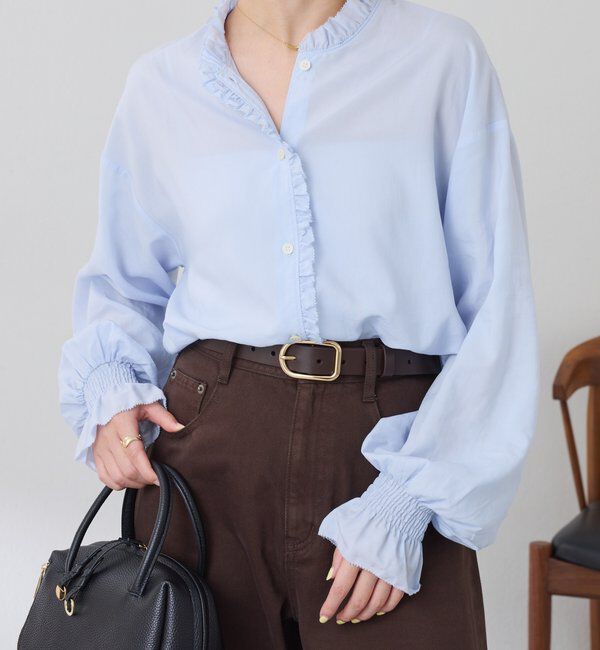  「フリルカラーシャツ」|シャツ・ブラウス|