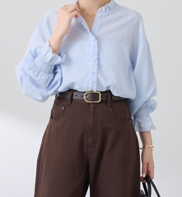  「フリルカラーシャツ」|シャツ・ブラウス|