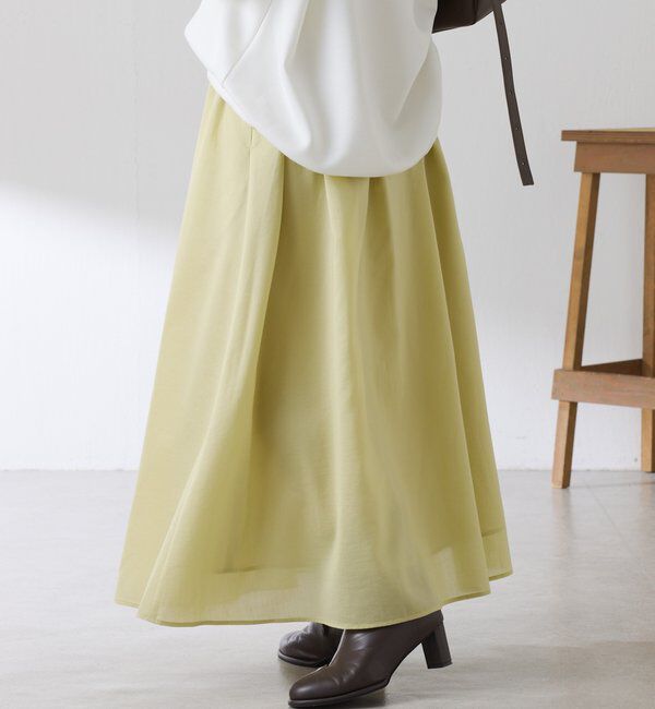  「タックフレアーシアースカート」|スカート|