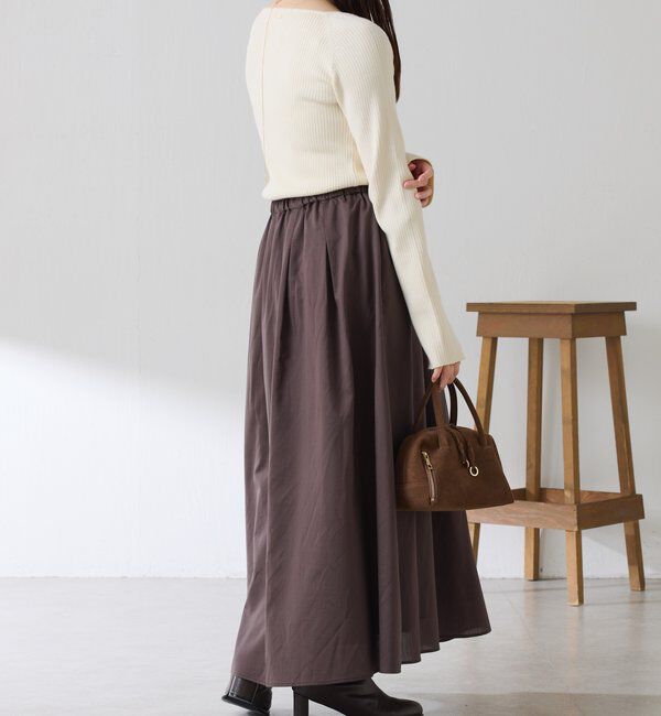  「タックフレアーシアースカート」|スカート|