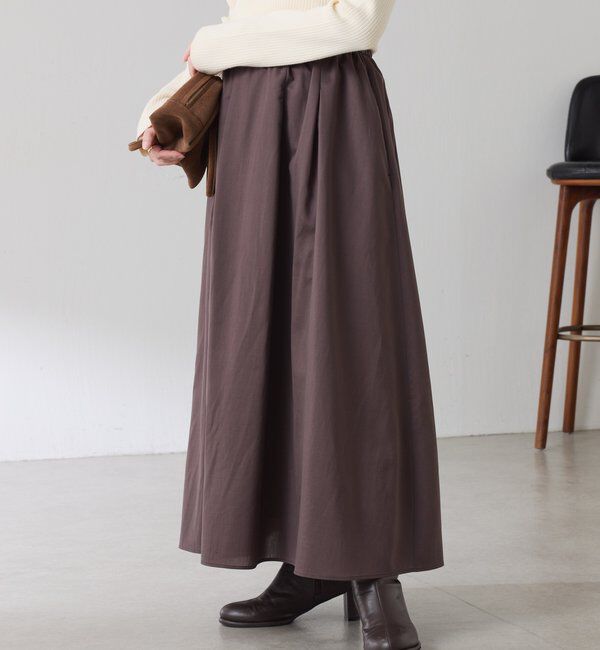  「タックフレアーシアースカート」|スカート|