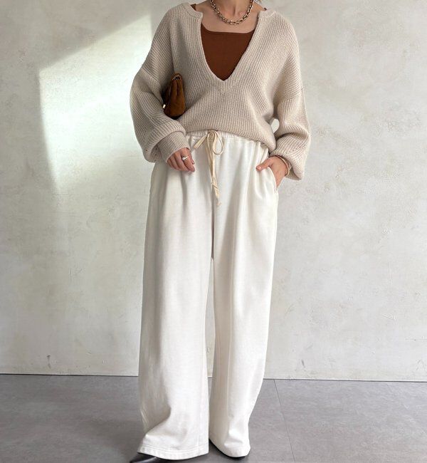  「スクエアニットタンク」|ニット・セーター|