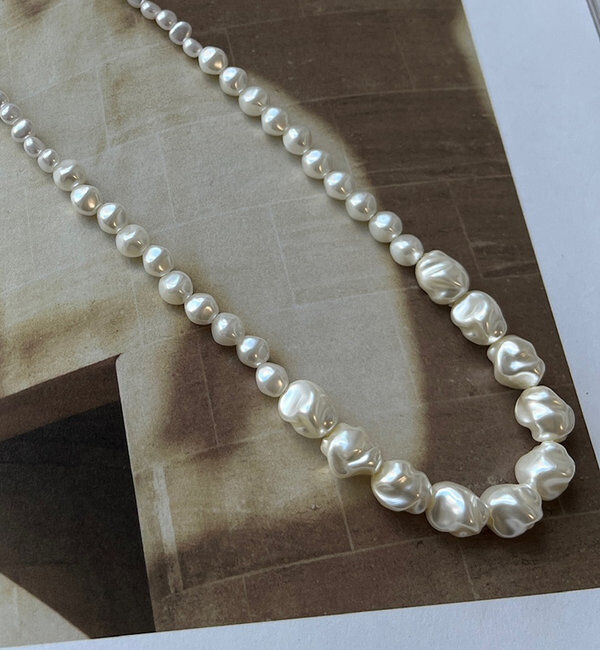  「ランダムパールネックレス」|ネックレス|