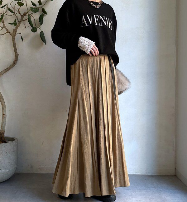  「パネルプリーツスカート」|スカート|