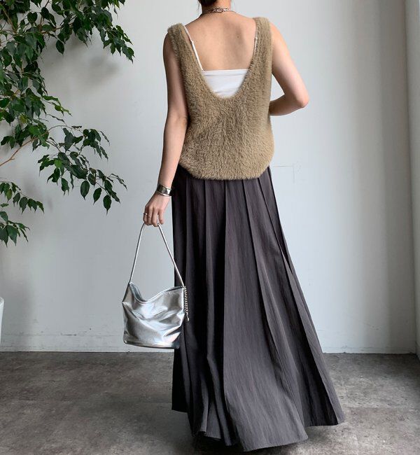  「パネルプリーツスカート」|スカート|