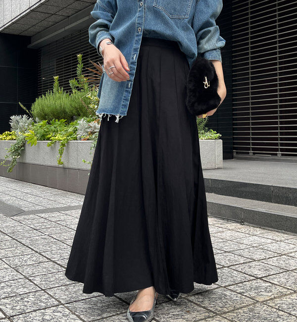  「パネルプリーツスカート」|スカート|