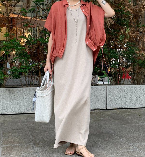  「リネンドロストフレンチシャツ」|シャツ・ブラウス|