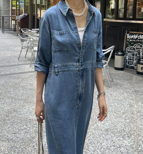  「リヨセルデニムワンピース」|ワンピース|