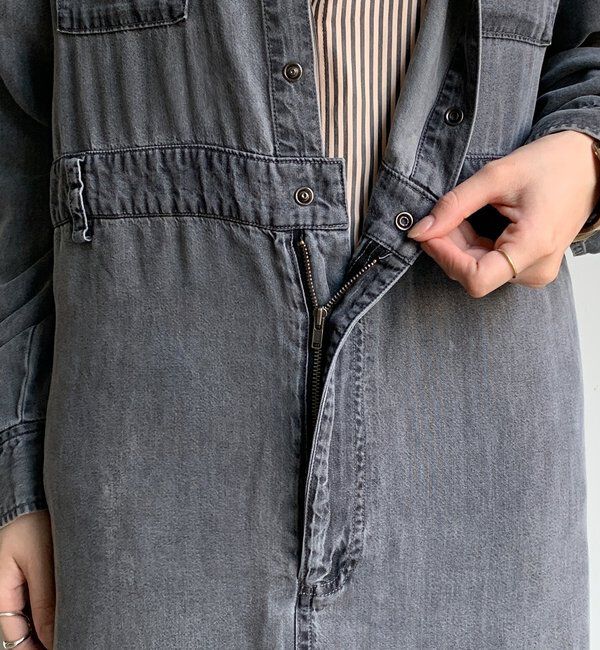  「リヨセルデニムワンピース」|ワンピース|