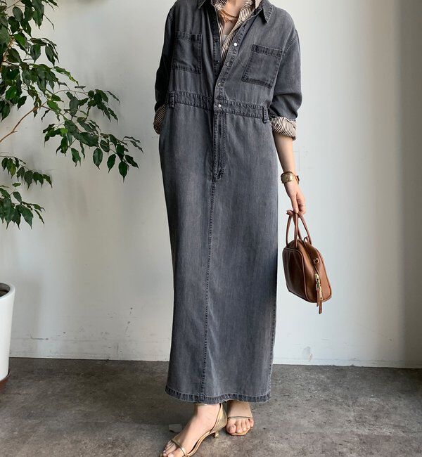  「リヨセルデニムワンピース」|ワンピース|