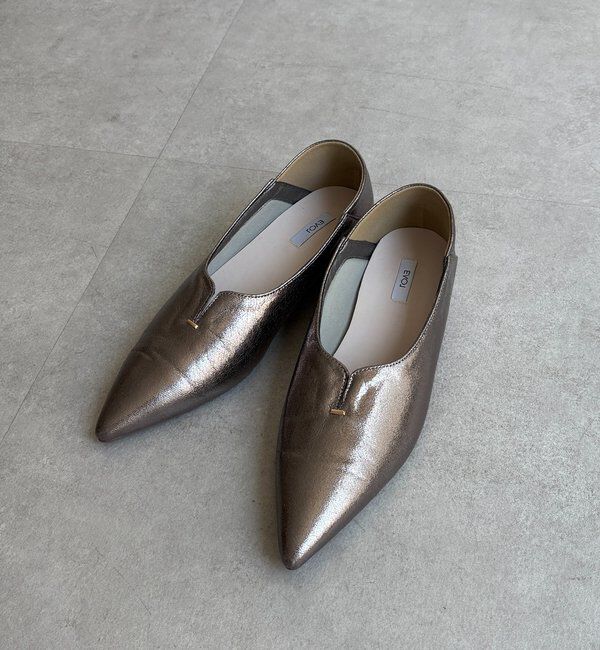  「VカットGOLDモチーフミュール」|その他|