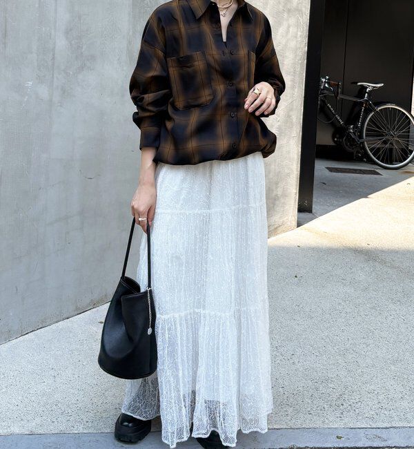  「オンブレチェックドロストシャツ」|シャツ・ブラウス|