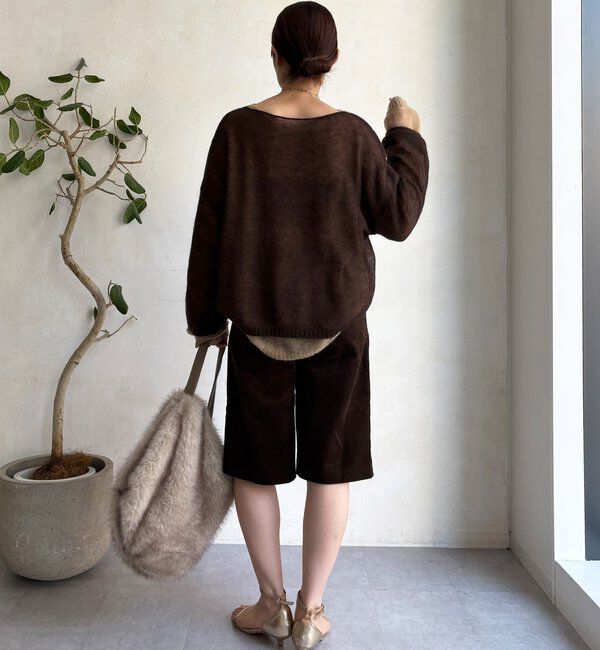  「シアーモヘヤプルオーバー」|ニット・セーター|
