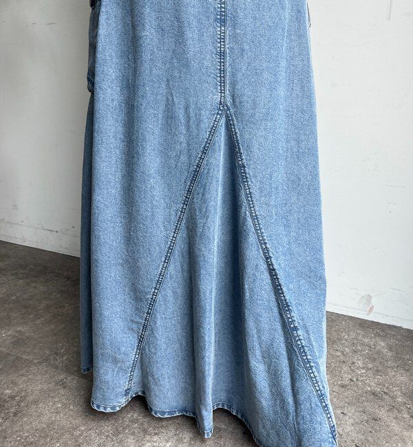  「リヨセルデニムカーゴスカート」|スカート|