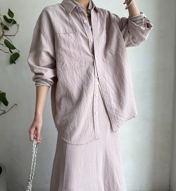  「【セットアップ対応】ピグメントライクシャツ」|シャツ・ブラウス|