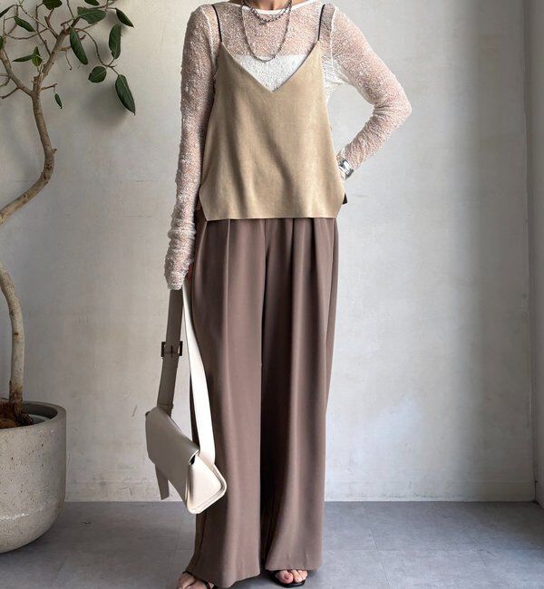  「スウェードビスチェ」|シャツ・ブラウス|