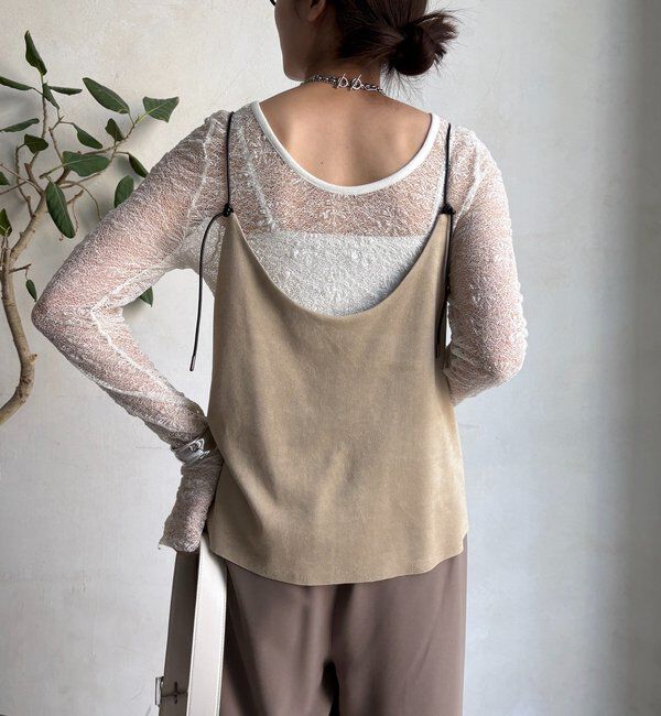  「スウェードビスチェ」|シャツ・ブラウス|