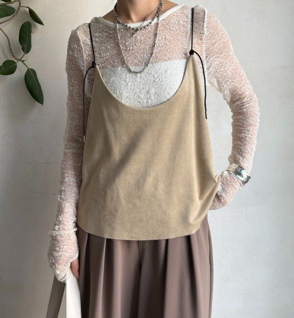  「スウェードビスチェ」|シャツ・ブラウス|