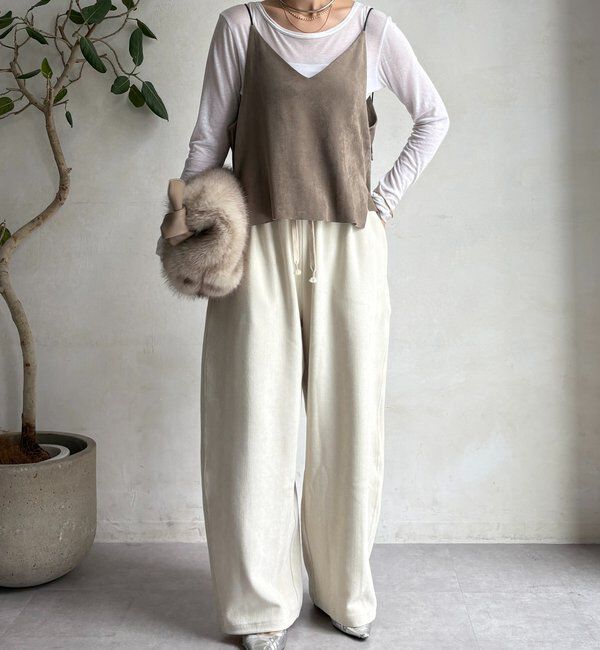  「スウェードビスチェ」|シャツ・ブラウス|