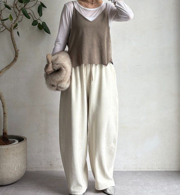  「スウェードビスチェ」|シャツ・ブラウス|