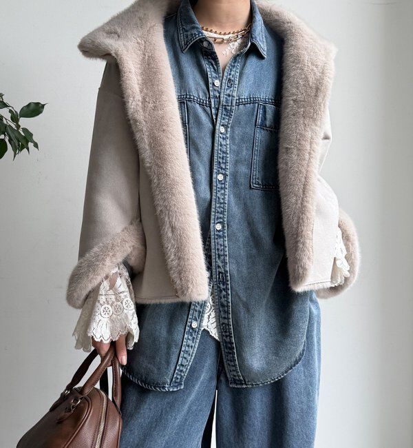  「フェイクファーリバーシブルコート」|その他|