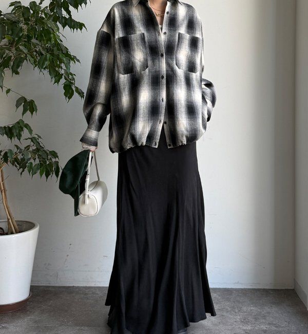  「起毛チェックドロストシャツ」|シャツ・ブラウス|