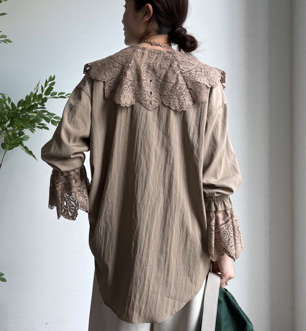  「レースカラーブラウス」|シャツ・ブラウス|