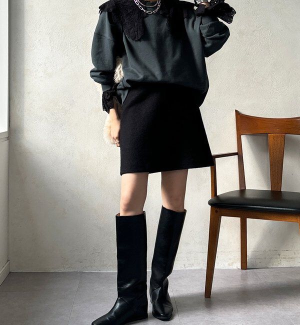  「レースカラーブラウス」|シャツ・ブラウス|