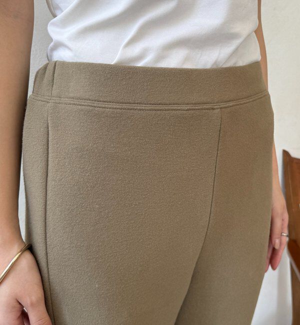  「サイドファスナーレギンスパンツ」|チノ|