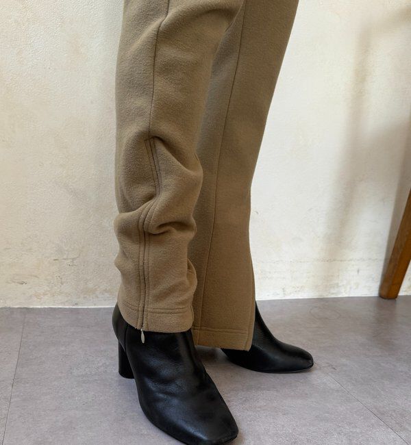  「サイドファスナーレギンスパンツ」|チノ|