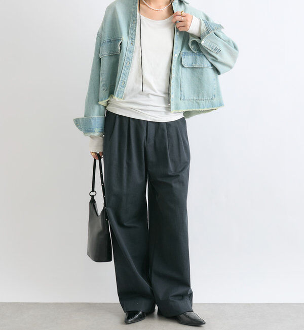  「【MYSELFbyRD（マイセルフバイリヴドロワ）】baseLongTee」|Tシャツ・カットソー|